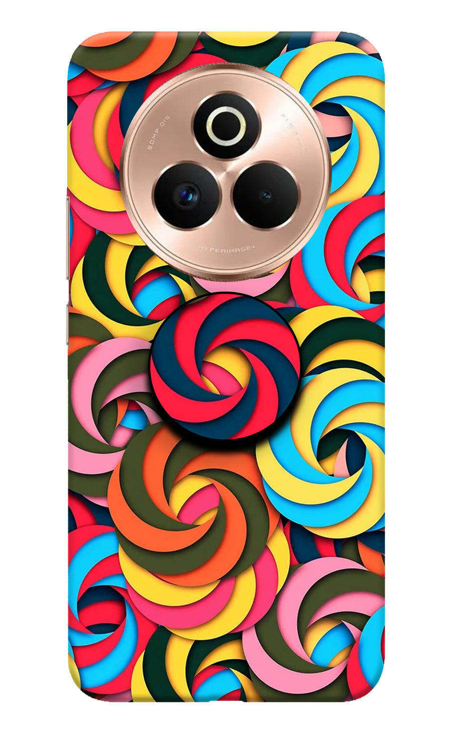 Spiral Pattern Realme P3 Pro 5G Pop Case, Hard case