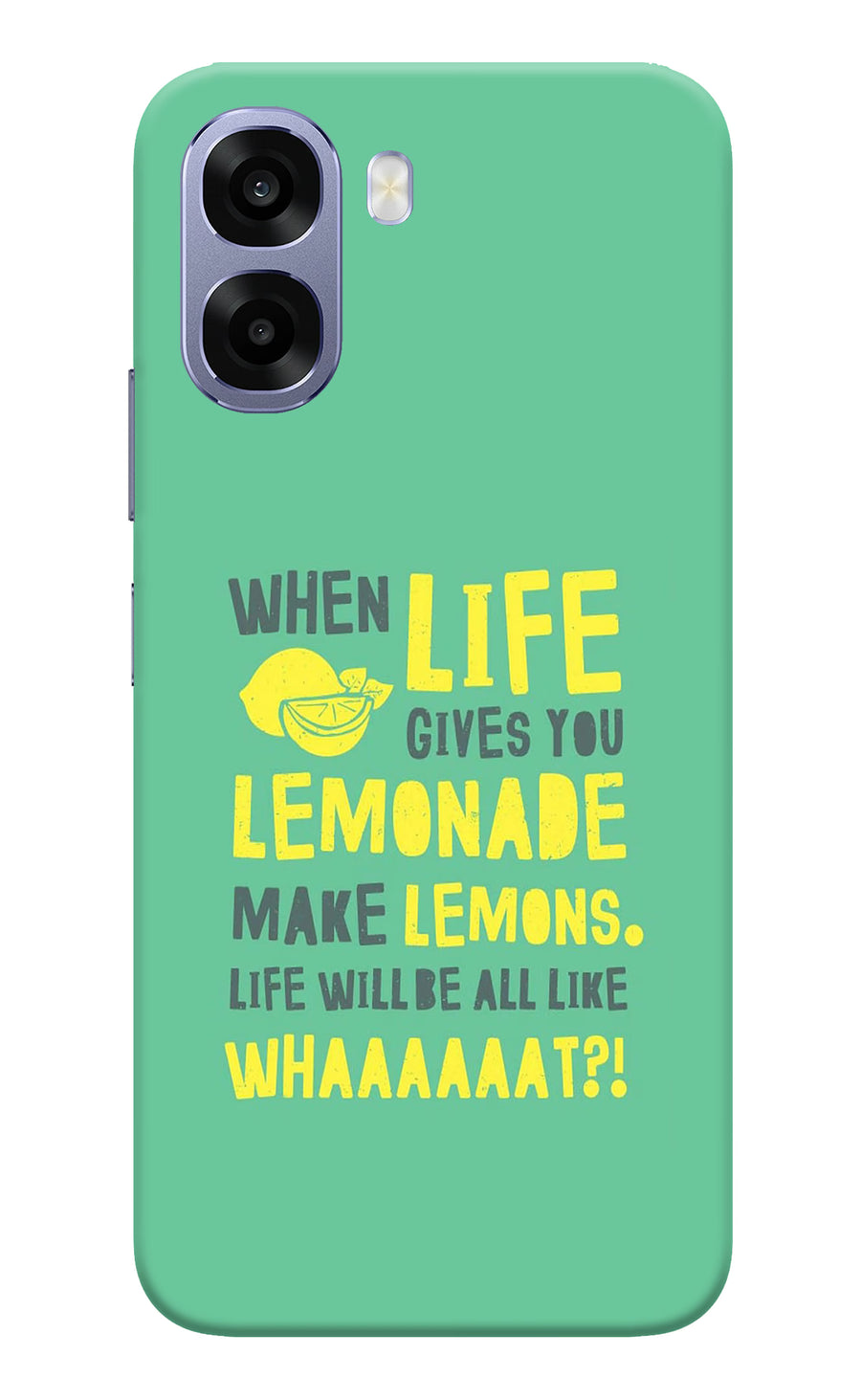 Quote Oppo A6 5G Back Cover, Hard case