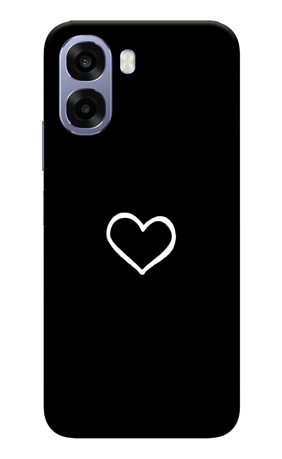 Heart Oppo A6 5G Back Cover, Hard case