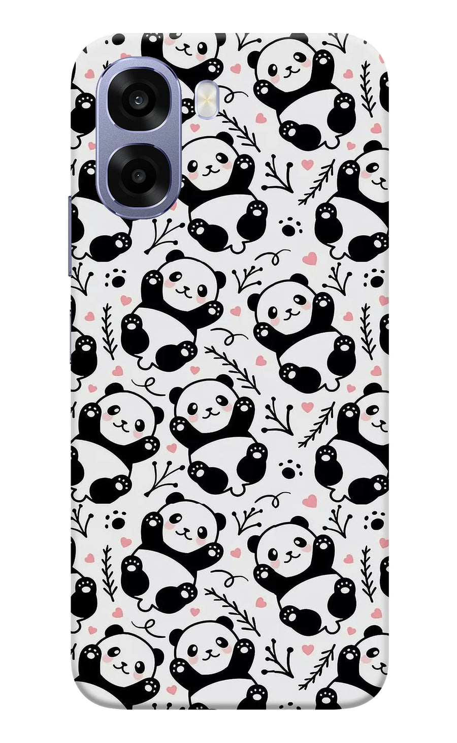 Cute Panda Oppo A6 5G Back Cover, Hard case
