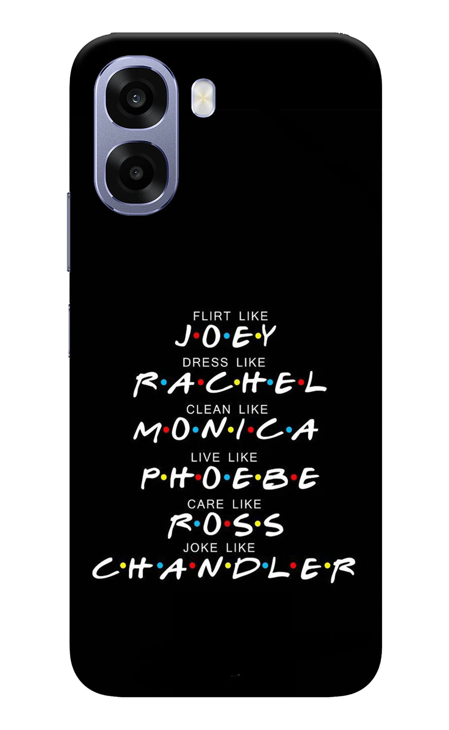 FRIENDS Character Oppo A6 5G Back Cover, Hard case