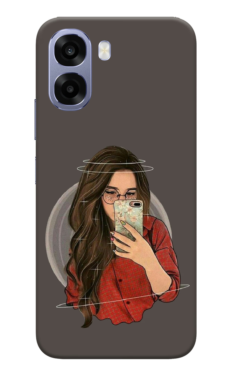 Selfie Queen Oppo A6 5G Back Cover, Hard case