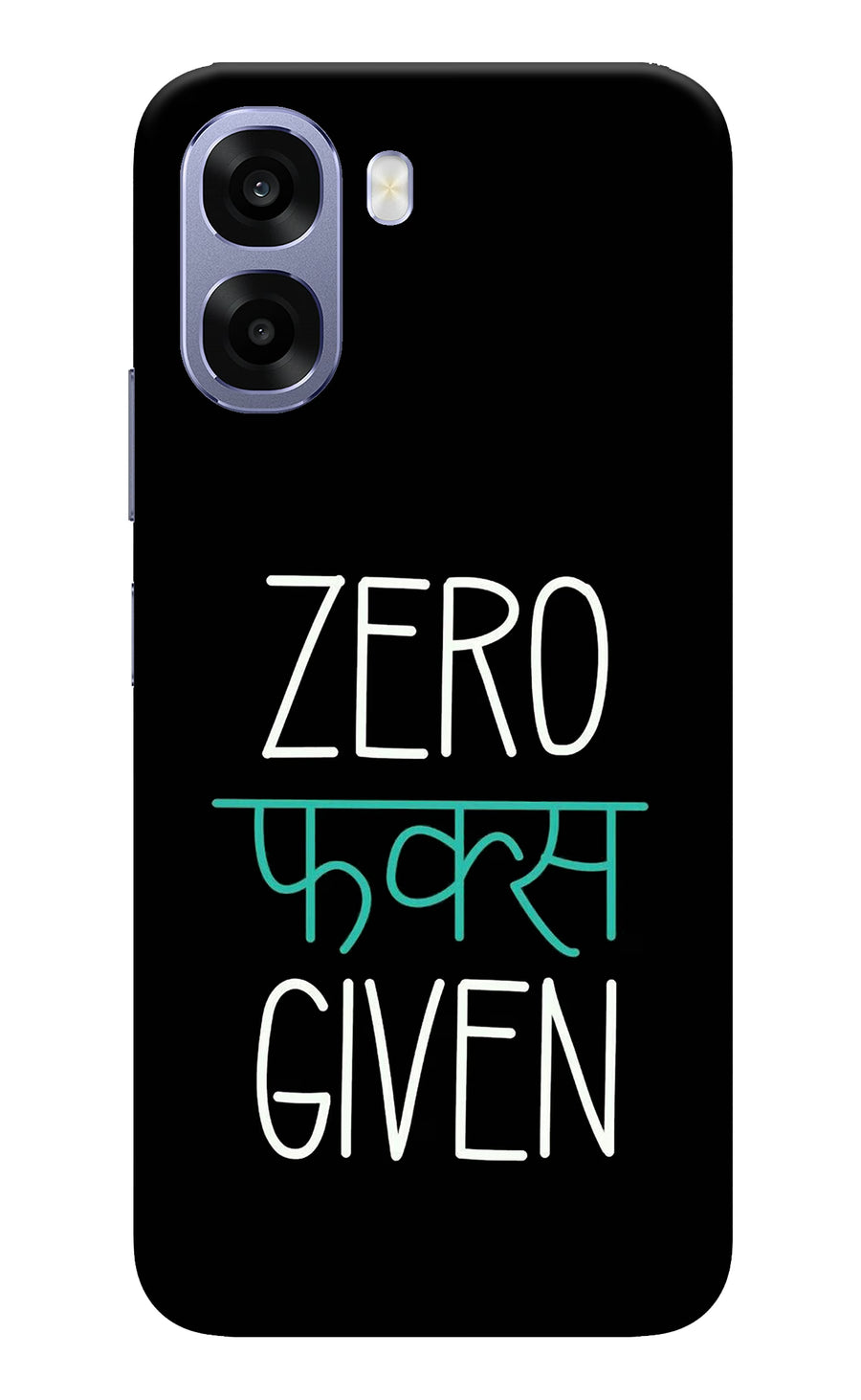 Zero Fucks Given Oppo A6 5G Back Cover, Hard case