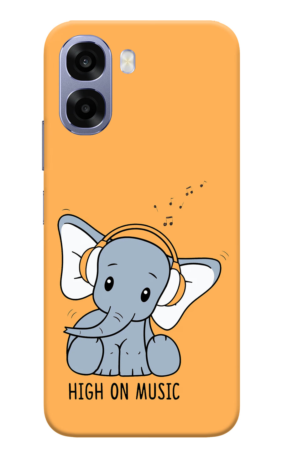 High On Music Oppo A6 5G Back Cover, Hard case