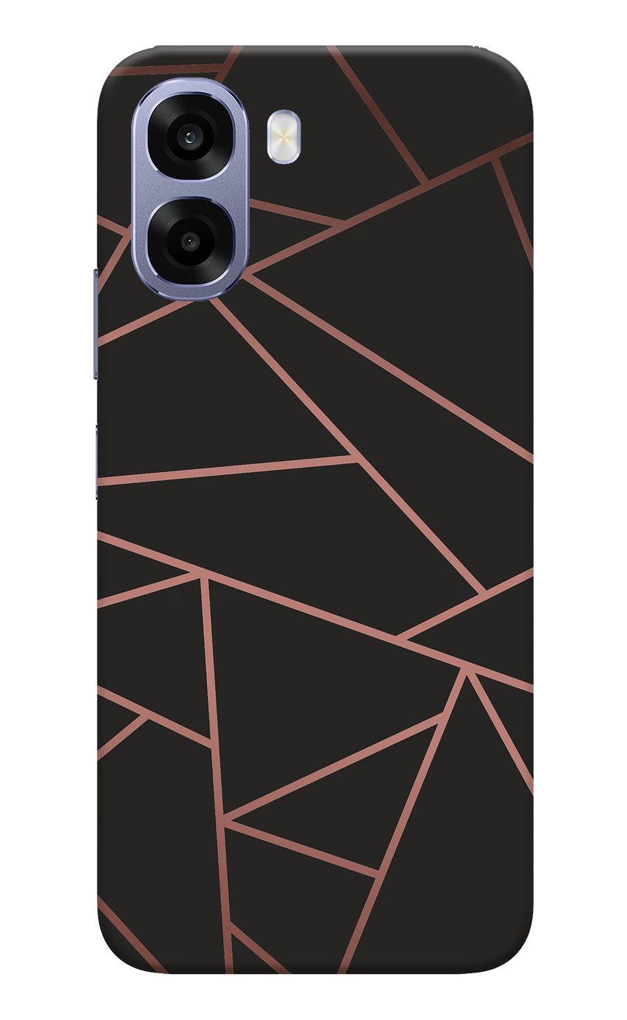 Geometric Pattern Oppo A6 5G Back Cover, Hard case