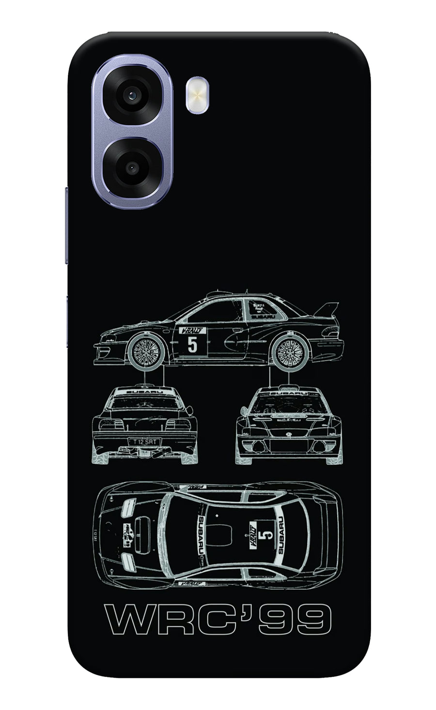 WRC'99 Oppo A6 5G Back Cover, Hard case