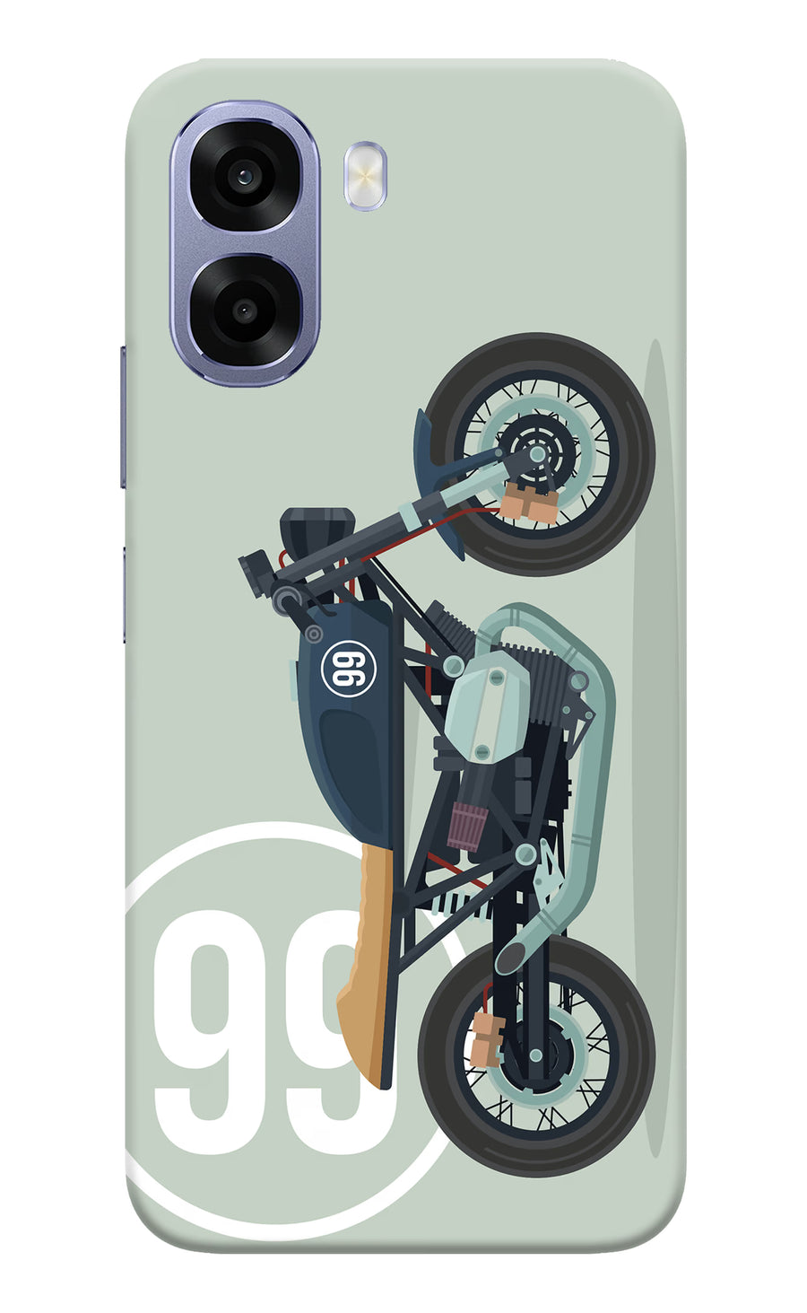 Classic Cafe Racer 99 Oppo A6 5G Back Cover, Hard case