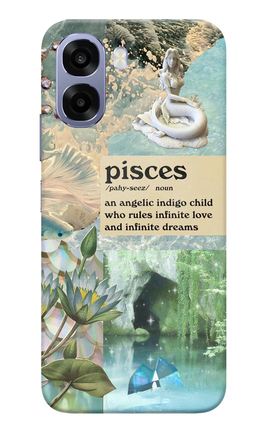Pisces Zodiac Oppo A6 5G Back Cover, Hard case