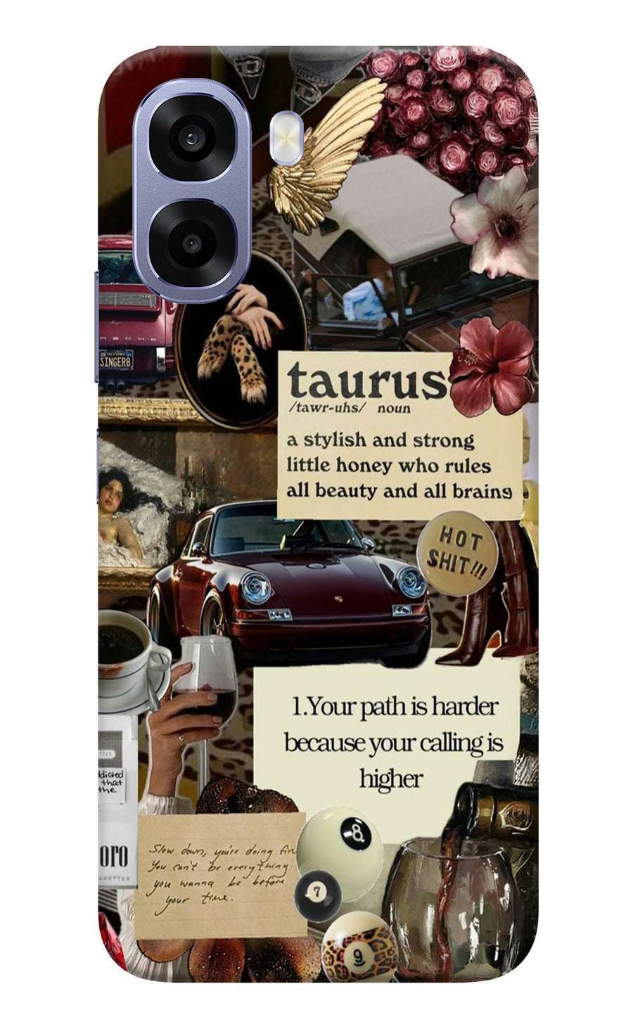 Taurus Zodiac Oppo A6 5G Back Cover, Hard case