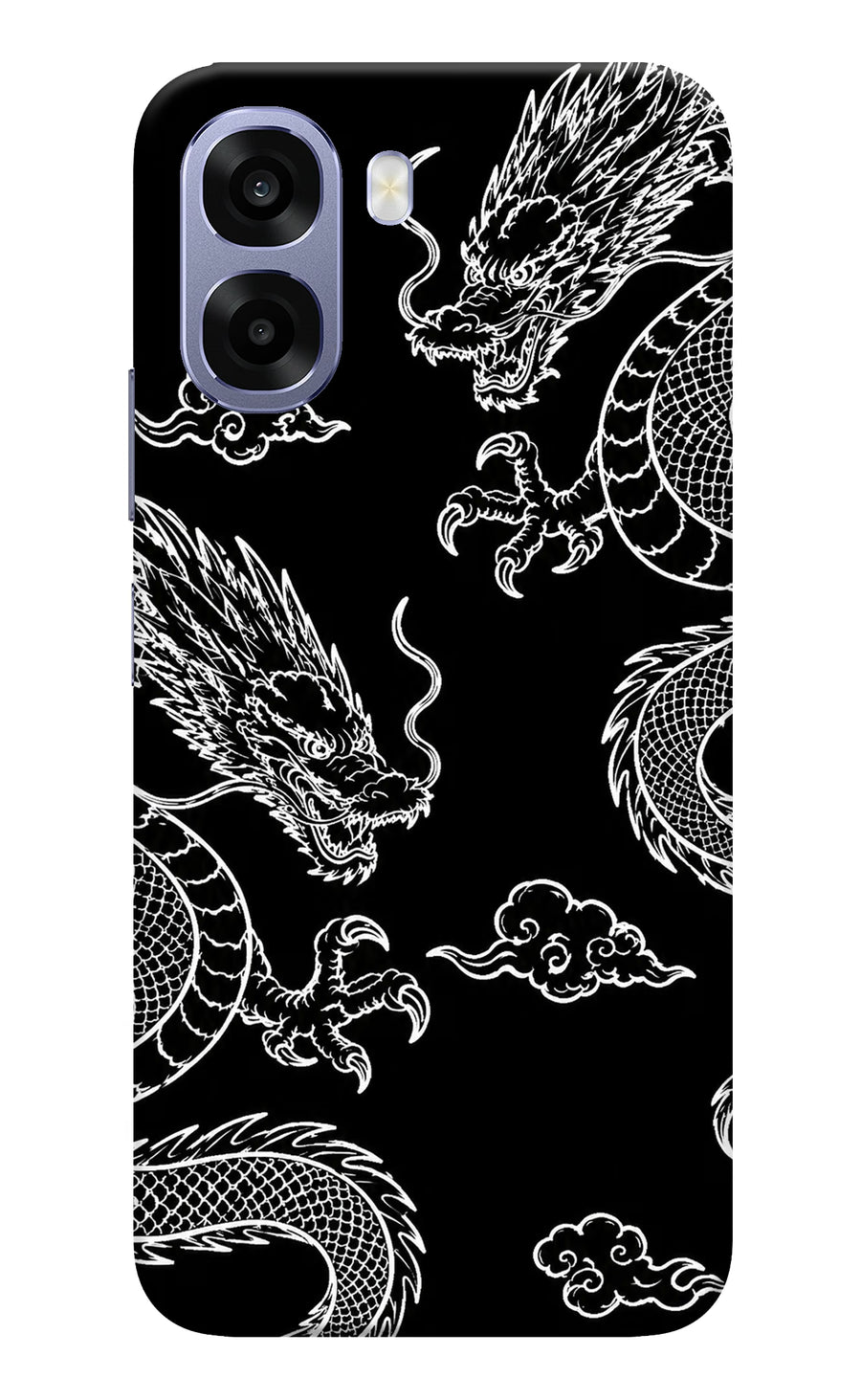 Twin Dragons Oppo A6 5G Back Cover, Hard case