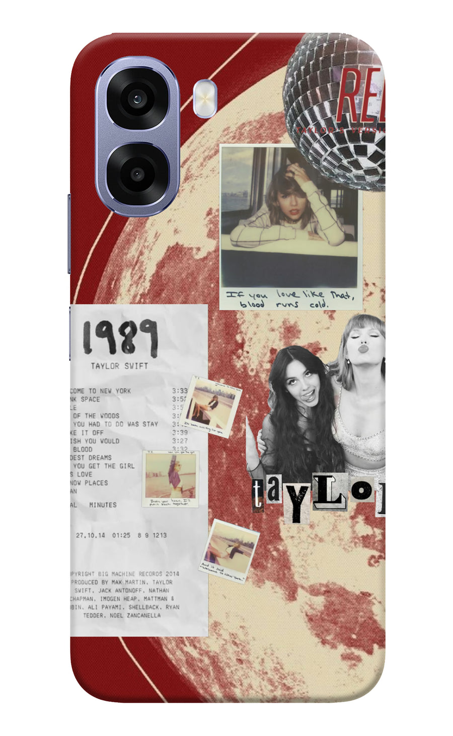 Taylor Swift Oppo A6 5G Back Cover, Hard case