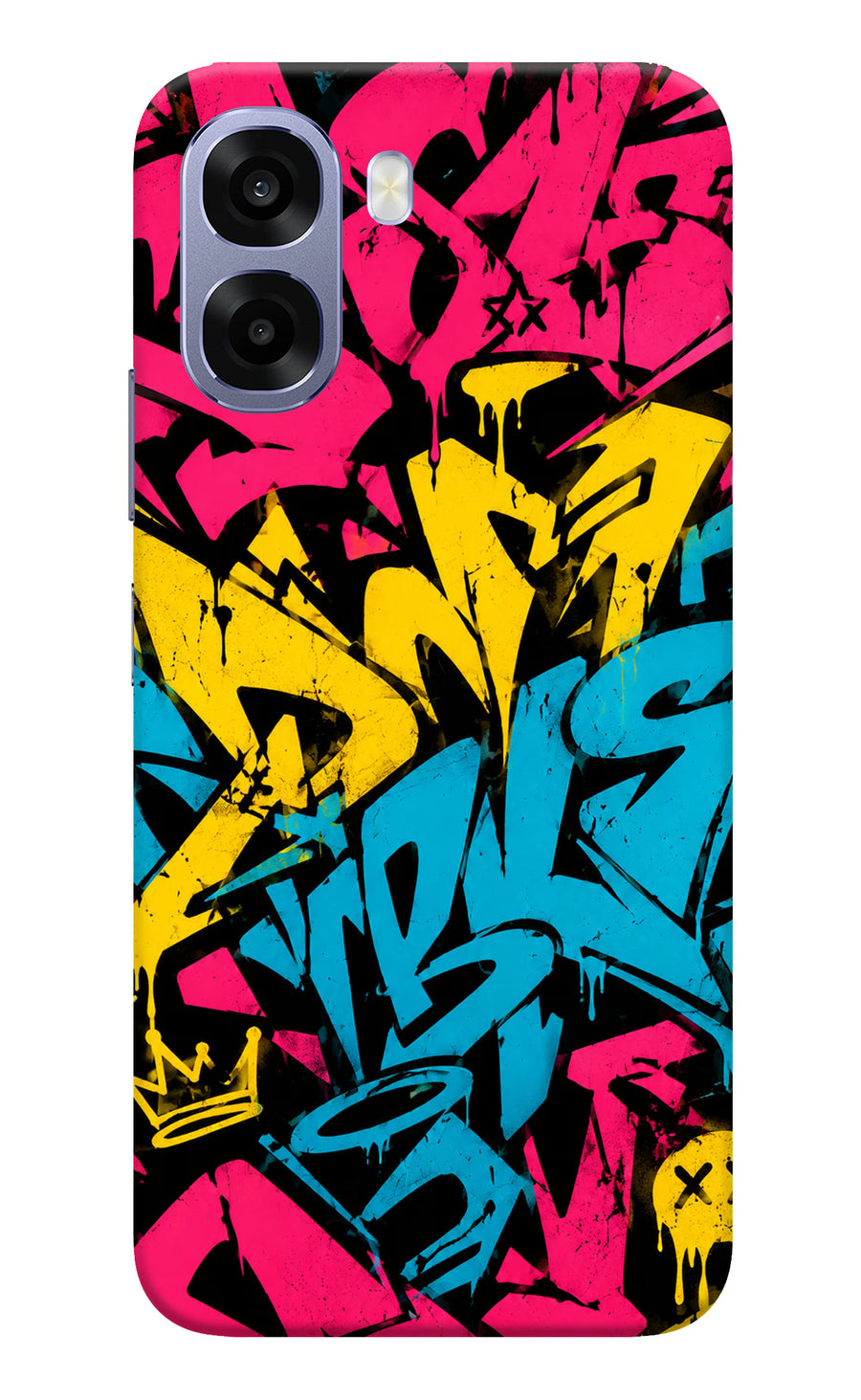 Graffiti Vibe Oppo A6 5G Back Cover, Hard case
