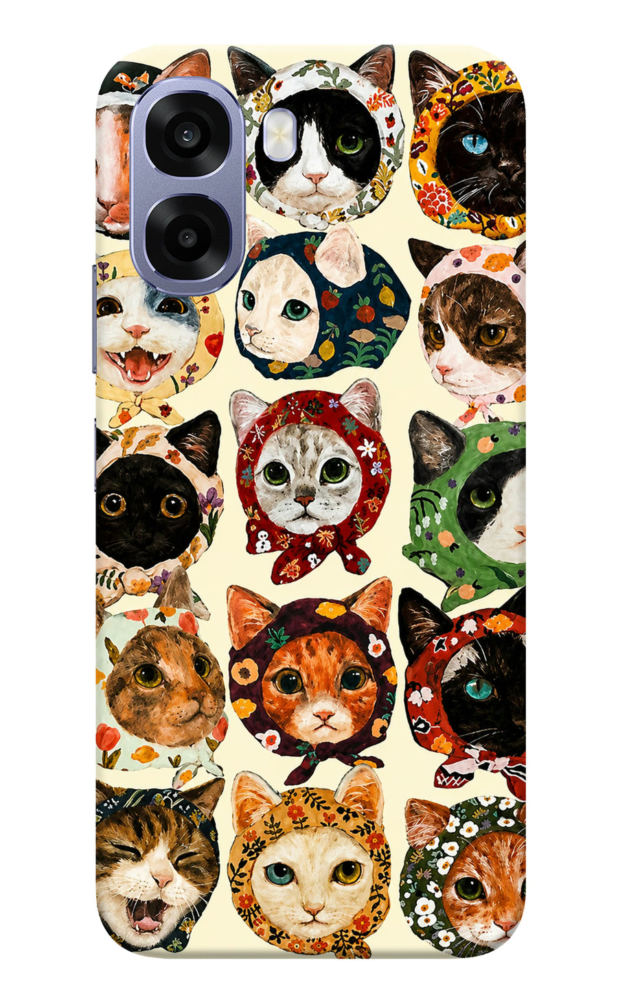 Cool Cat Oppo A6 5G Back Cover, Hard case