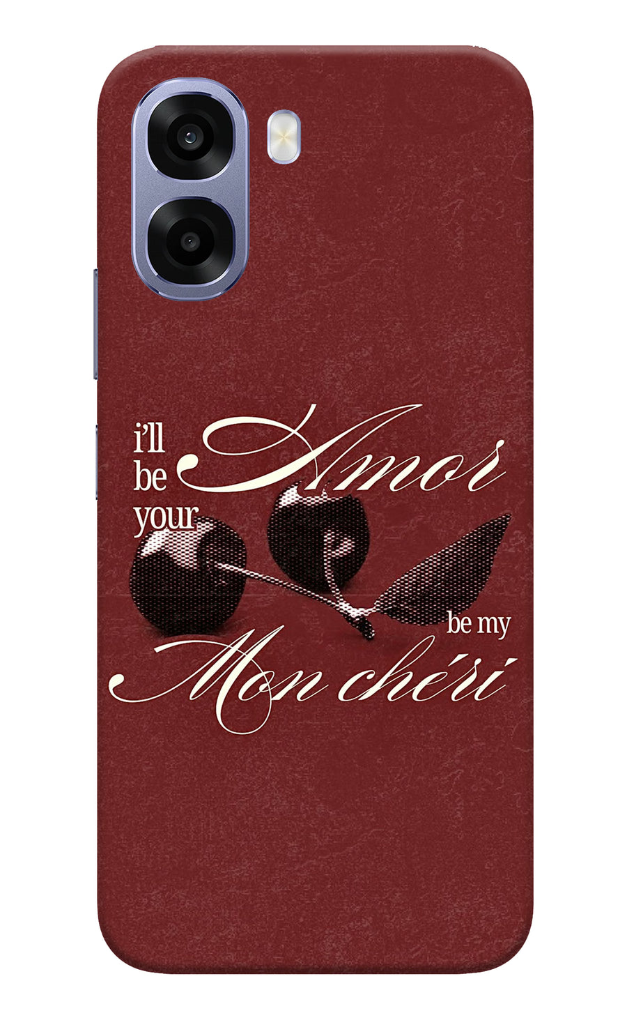 Velvet Cherry Oppo A6 5G Back Cover, Hard case
