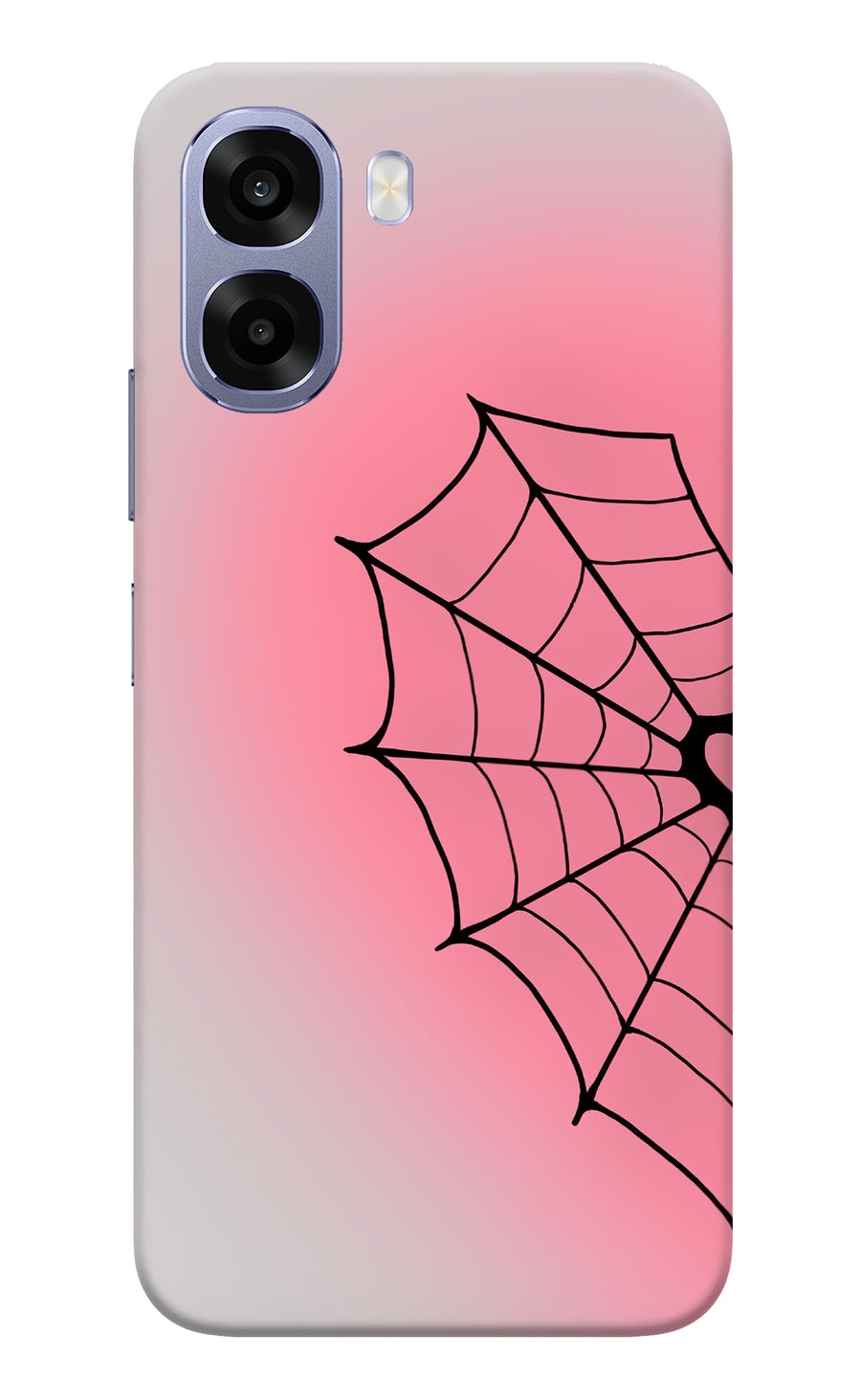 Pink Web Oppo A6 5G Back Cover, Hard case