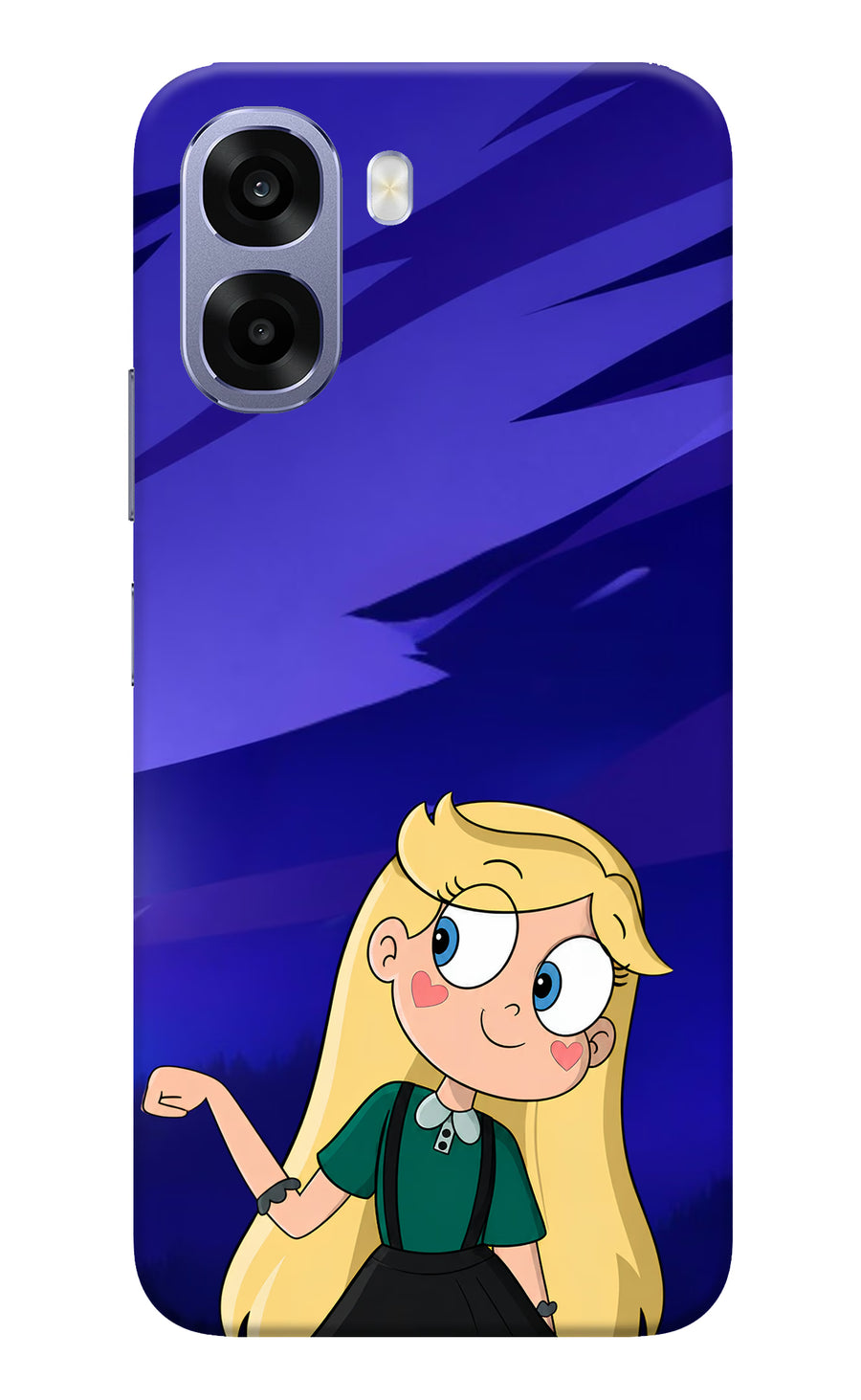 Star Glow Oppo A6 5G Back Cover, Hard case