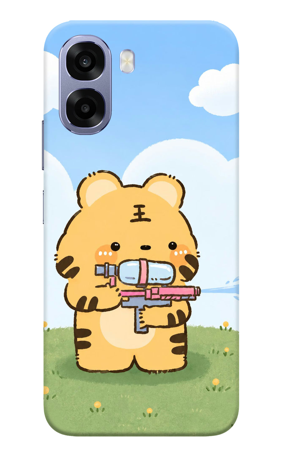 Tiger Treat Oppo A6 5G Back Cover, Hard case