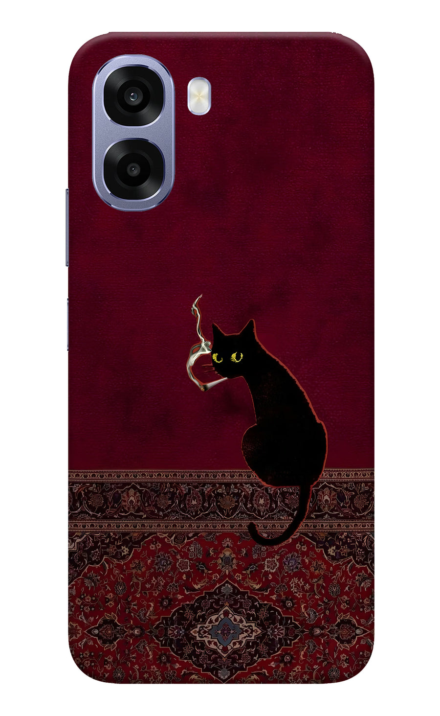 Midnight Cat Oppo A6 5G Back Cover, Hard case