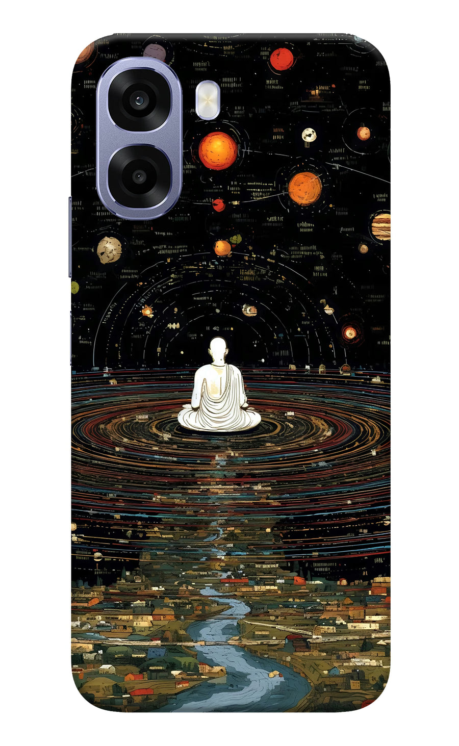 Space Monk Oppo A6 5G Back Cover, Hard case