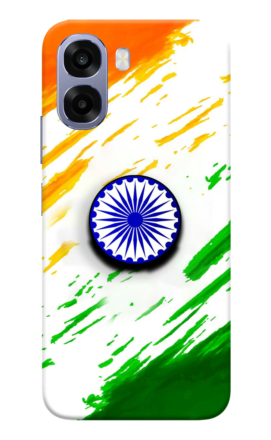 Indian Flag Ashoka Chakra Oppo A6 5G Pop Case, Hard case