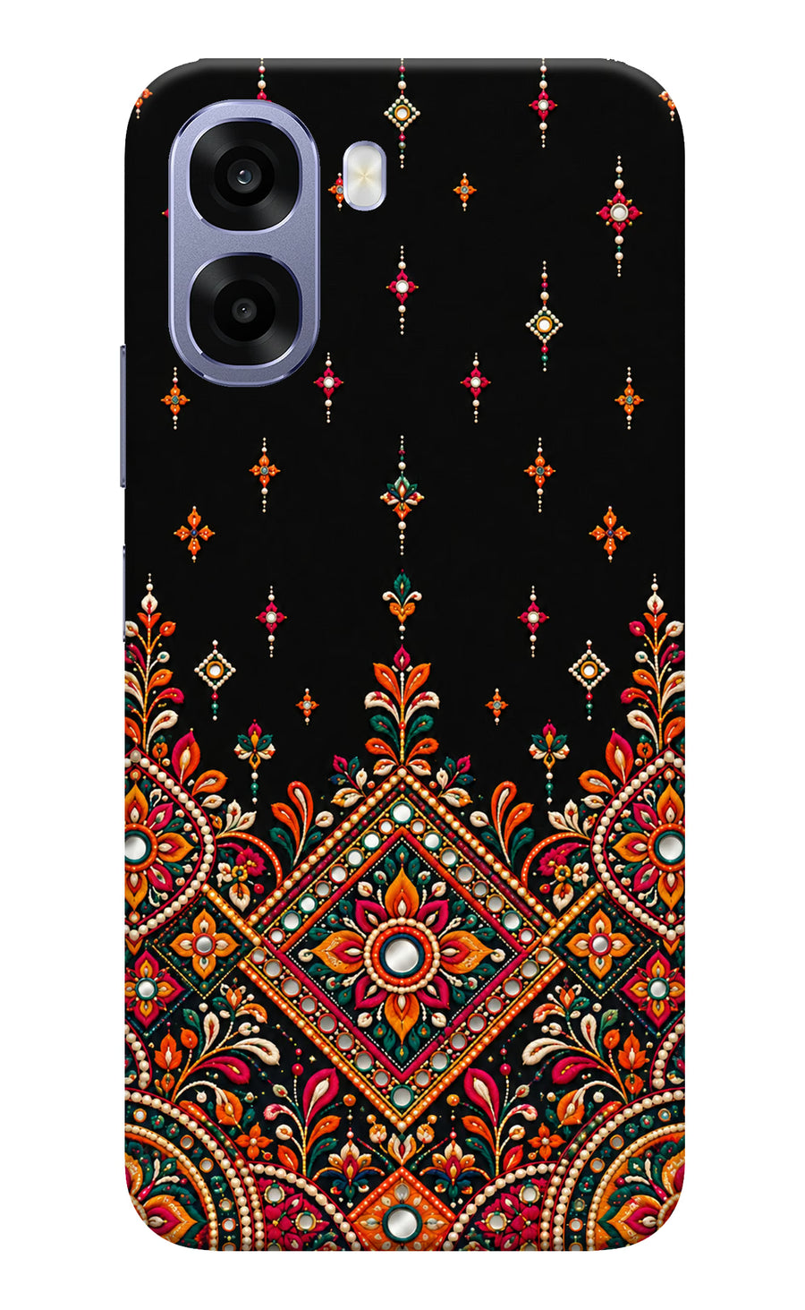 Noir Mehfil Oppo A6s 5G Back Cover, Hard case