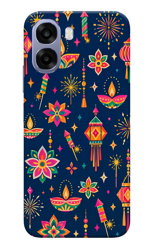 Festive Pop Oppo A6s 5G Hard Case Back Cover by Casekaro