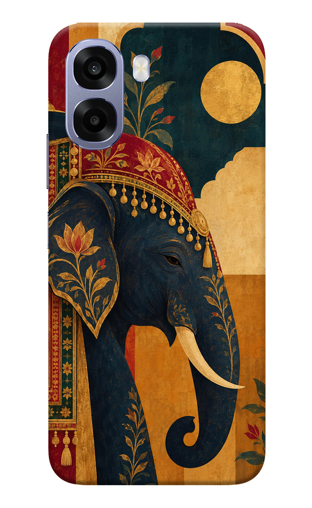 Royal Elephant Oppo A6s 5G Hard Case Back Cover by Casekaro