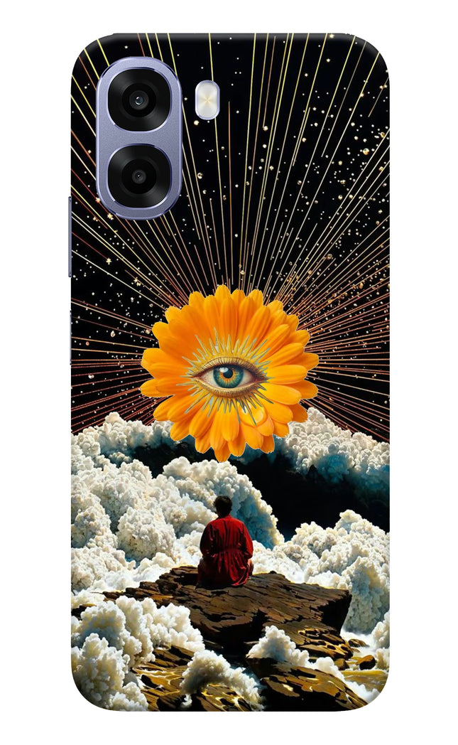 Cosmic Flower Oppo A6s 5G Hard Case Back Cover by Casekaro