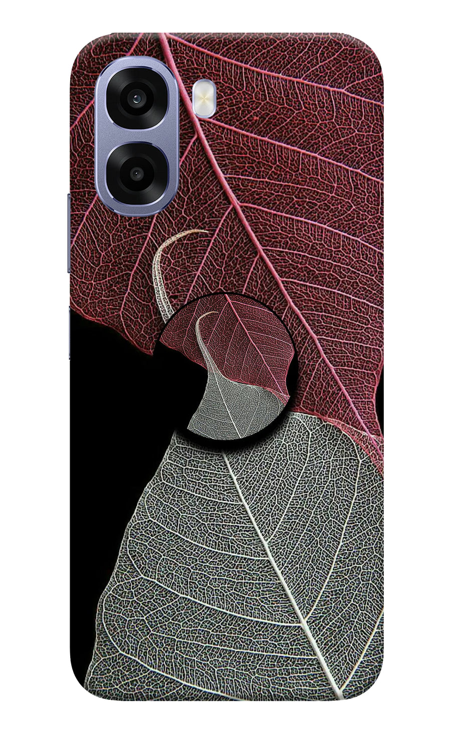 Leaf Pattern Oppo A6s 5G Pop Case, Hard case