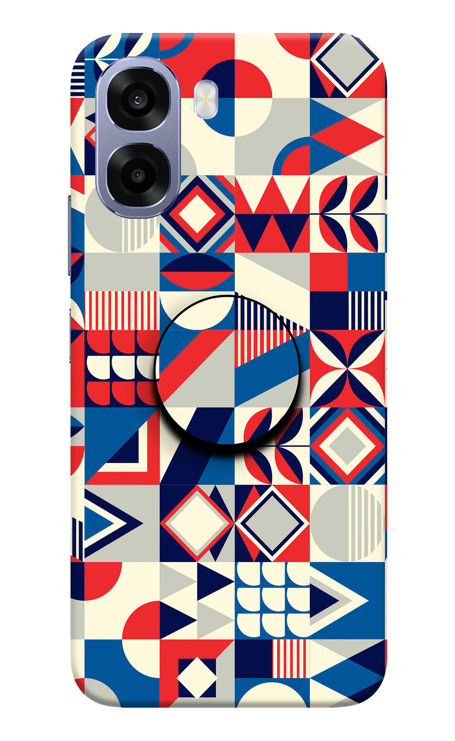 Colorful Pattern Oppo A6s 5G Pop Case, Hard case
