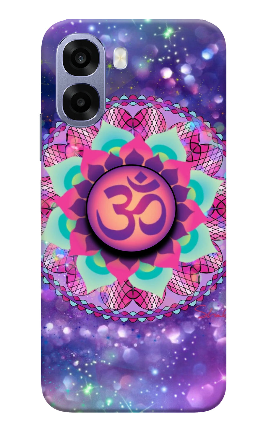 Om Purple Oppo A6s 5G Pop Case, Hard case