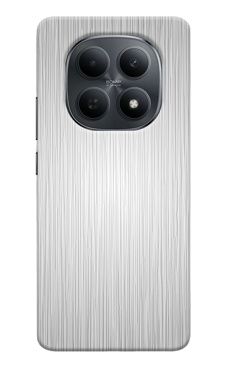 Wooden Grey Texture Poco M8 5G Back Cover, Hard case