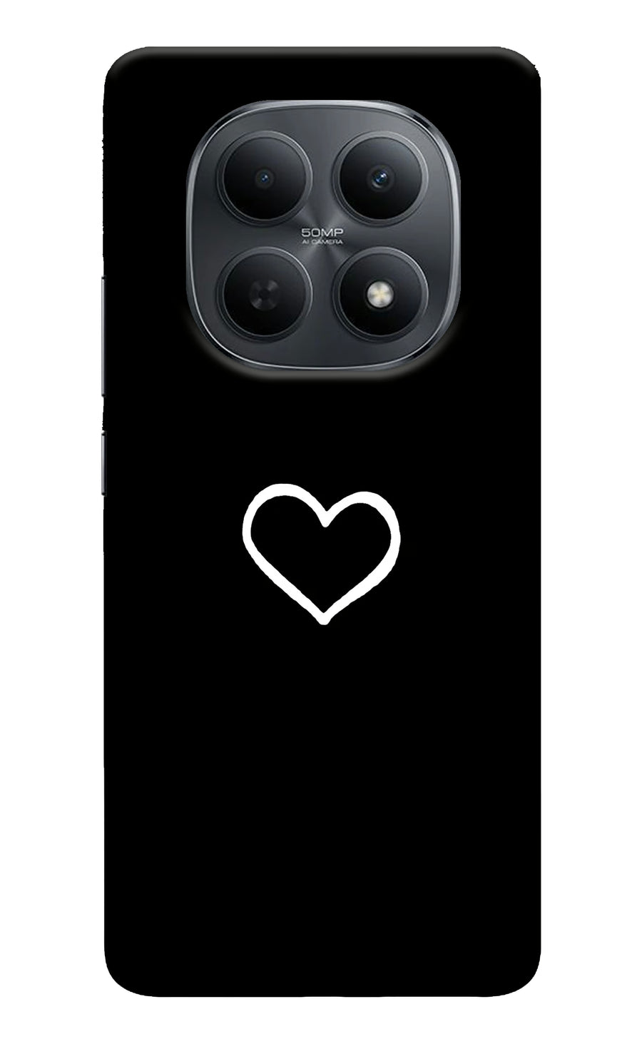 Heart Poco M8 5G Back Cover, Hard case