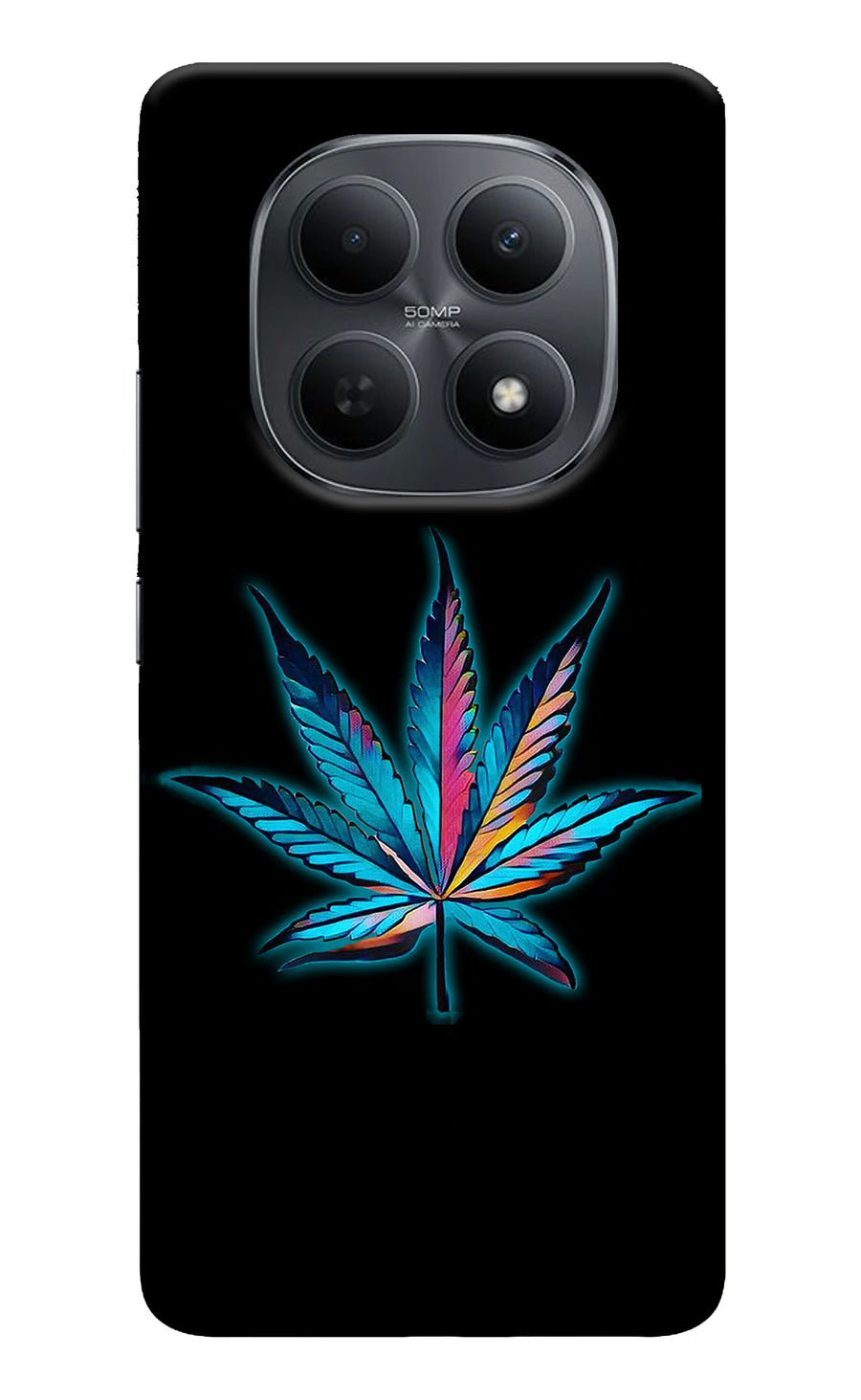 Weed Poco M8 5G Back Cover, Hard case