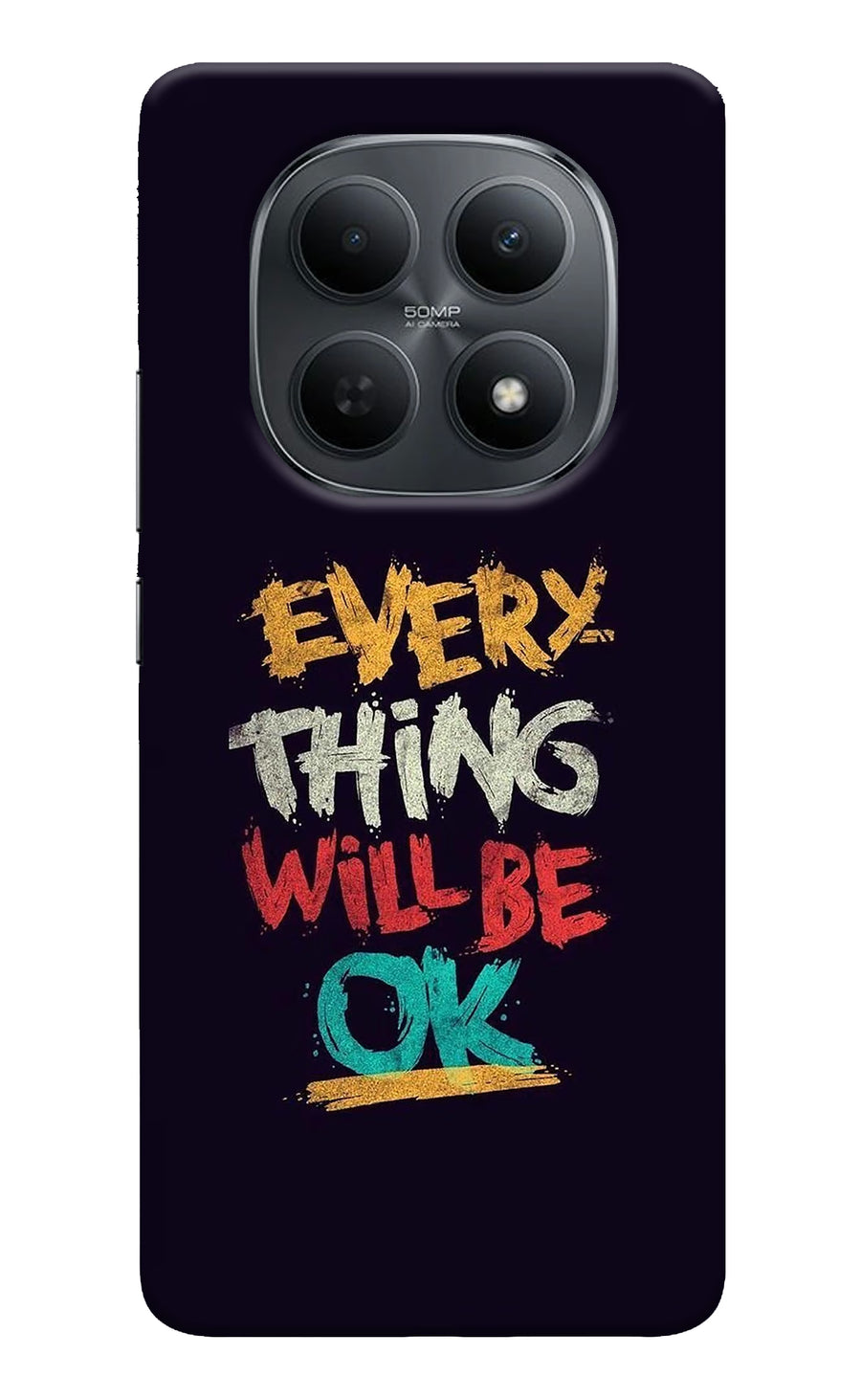 Everything Will Be Ok Poco M8 5G Back Cover, Hard case