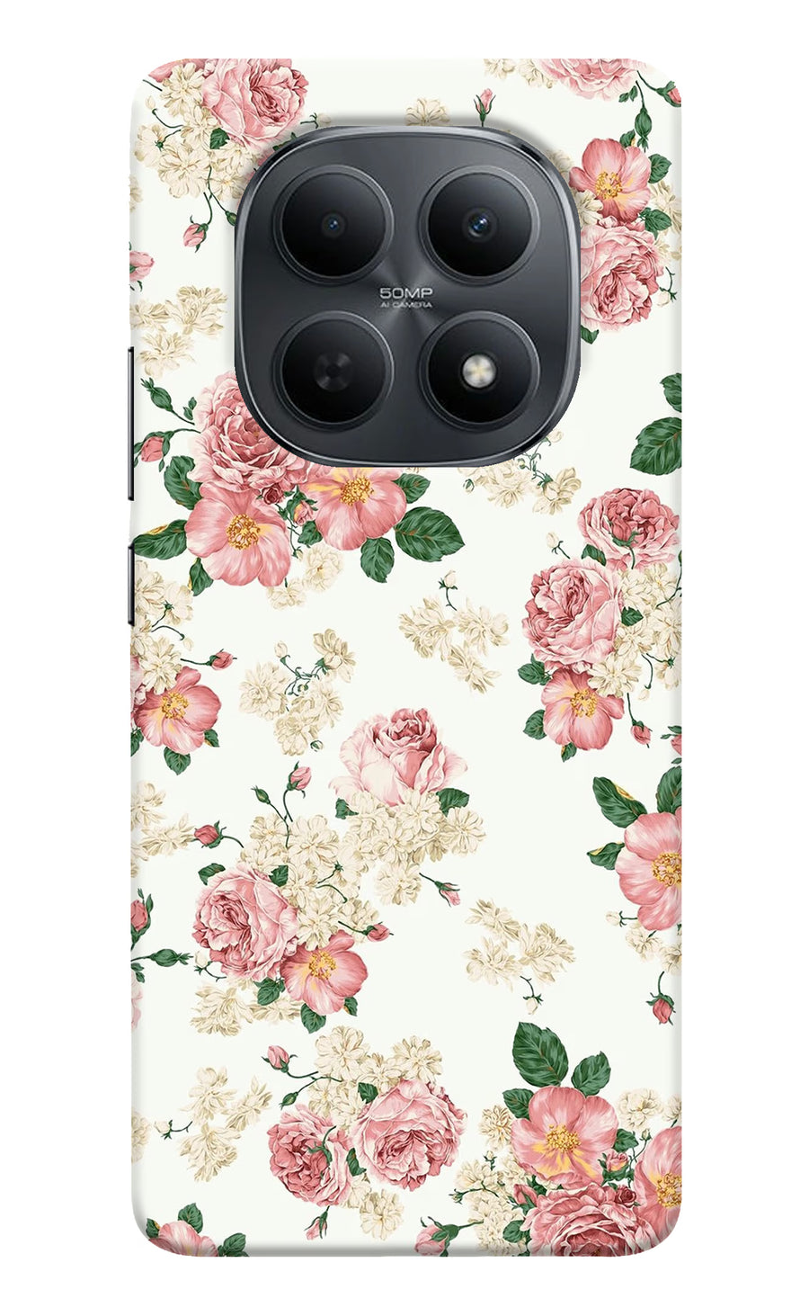 Flowers Poco M8 5G Back Cover, Hard case