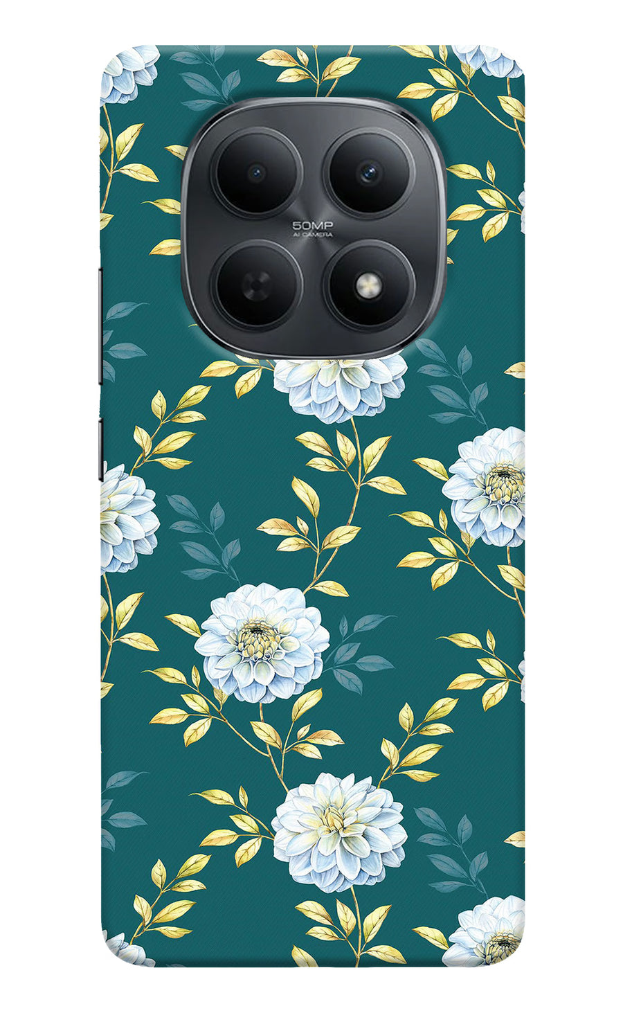 Flowers Poco M8 5G Back Cover, Hard case