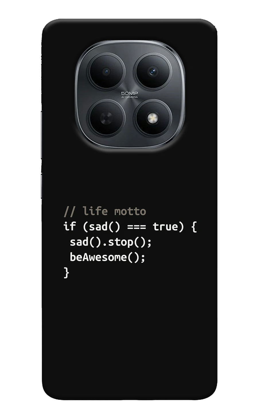 Life Motto Code Poco M8 5G Back Cover, Hard case