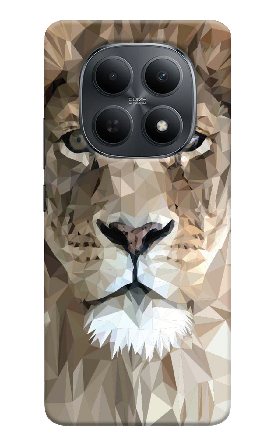Lion Art Poco M8 5G Back Cover, Hard case