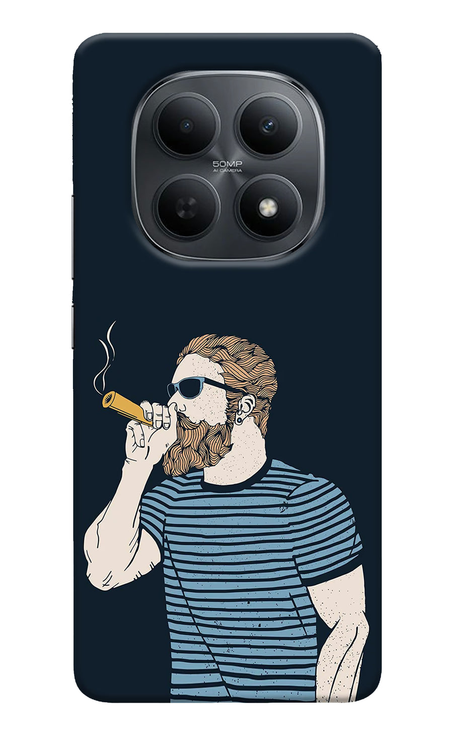Smoking Poco M8 5G Back Cover, Hard case