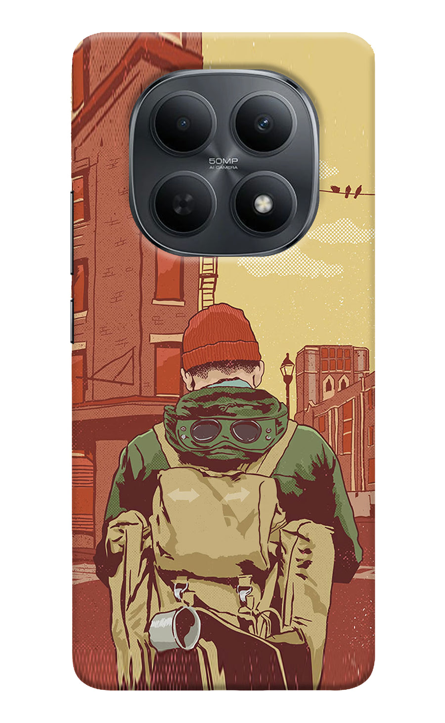 Adventurous Poco M8 5G Back Cover, Hard case