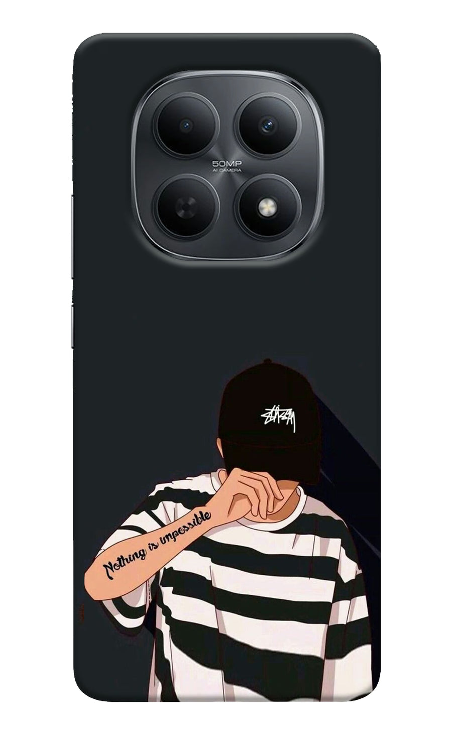 Aesthetic Boy Poco M8 5G Back Cover, Hard case