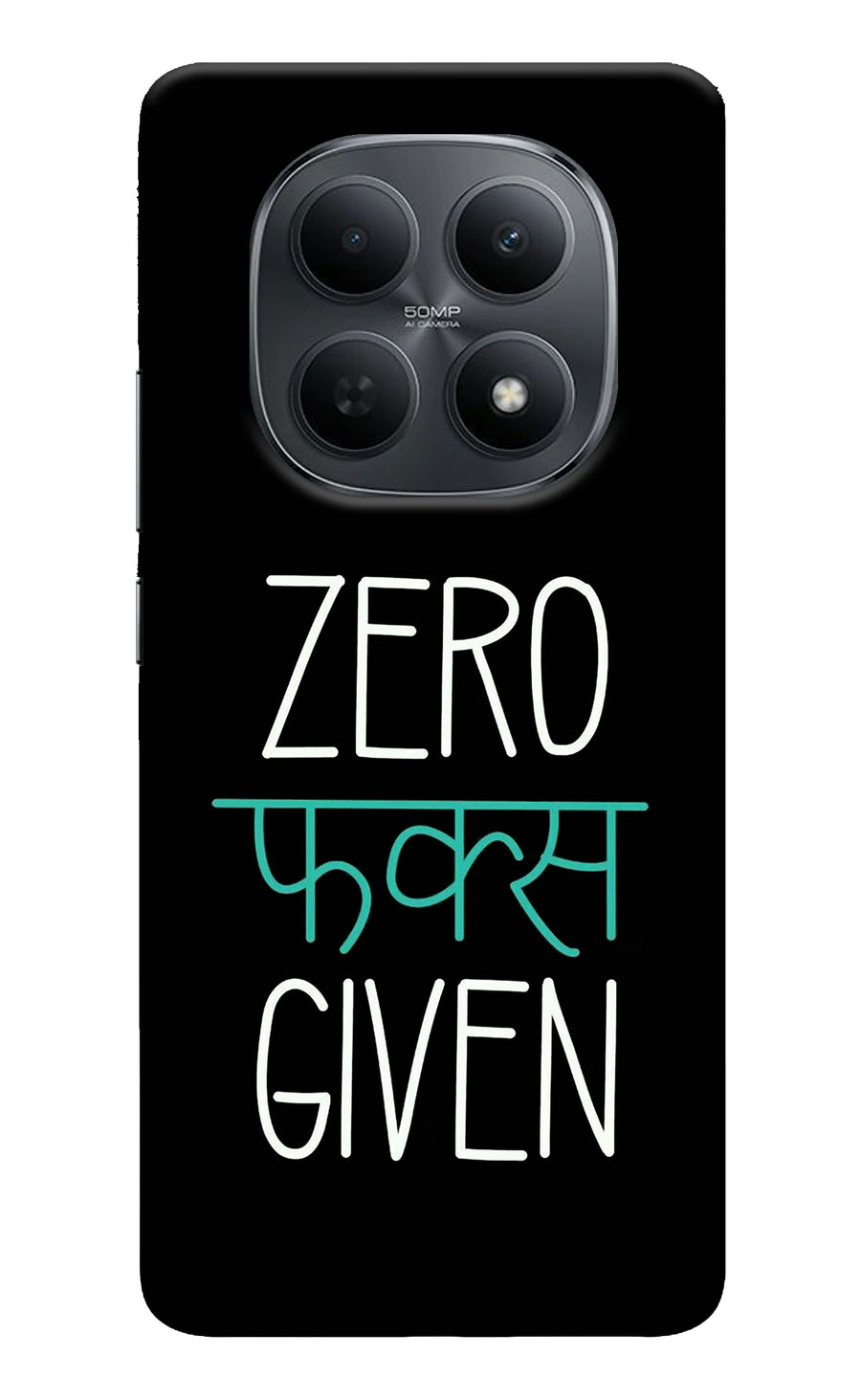 Zero Fucks Given Poco M8 5G Back Cover, Hard case