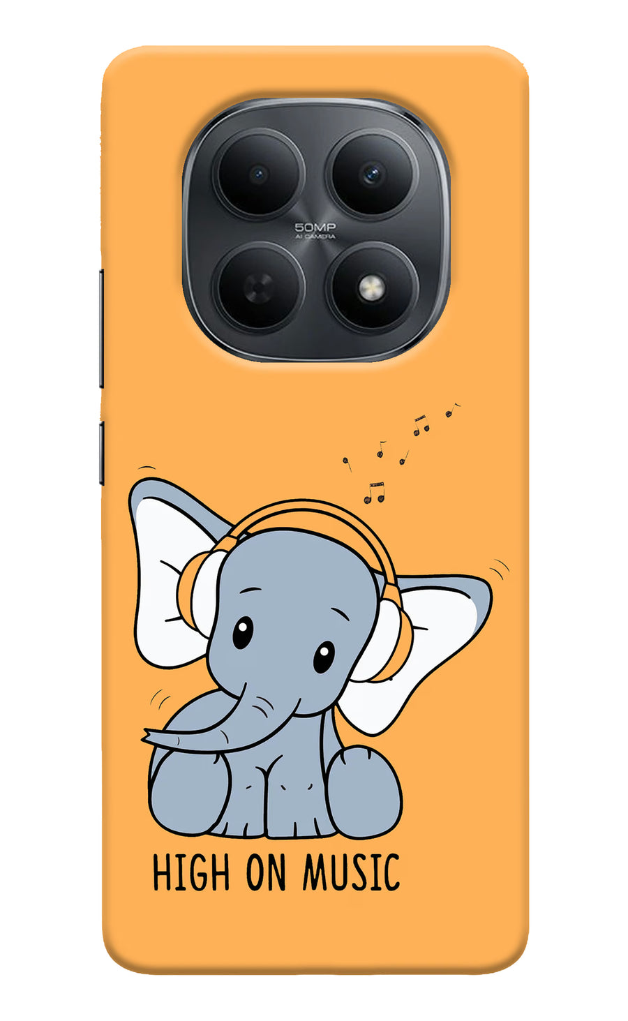 High On Music Poco M8 5G Back Cover, Hard case