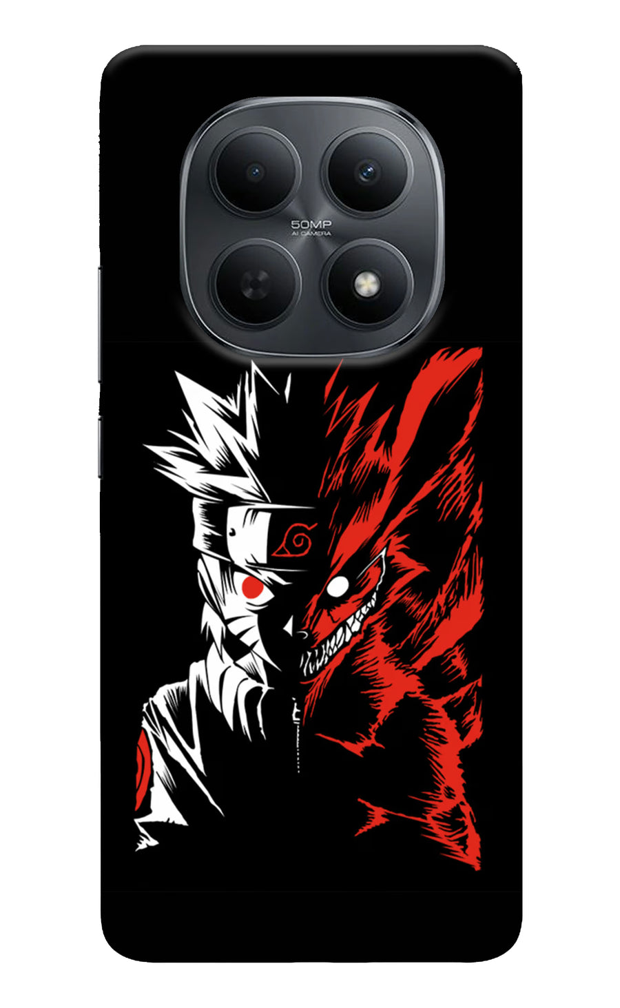 Naruto Two Face Poco M8 5G Back Cover, Hard case
