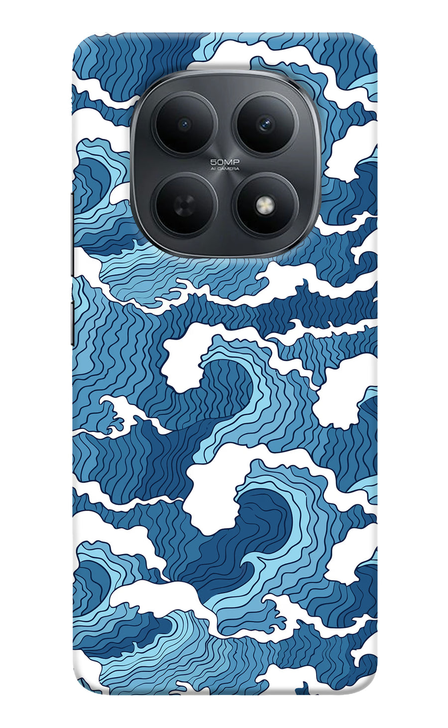 Blue Waves Poco M8 5G Back Cover, Hard case