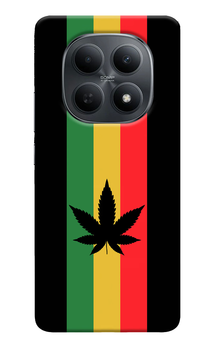Weed Flag Poco M8 5G Back Cover, Hard case