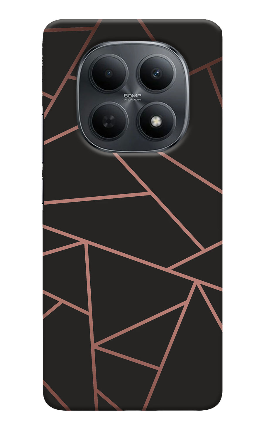 Geometric Pattern Poco M8 5G Back Cover, Hard case