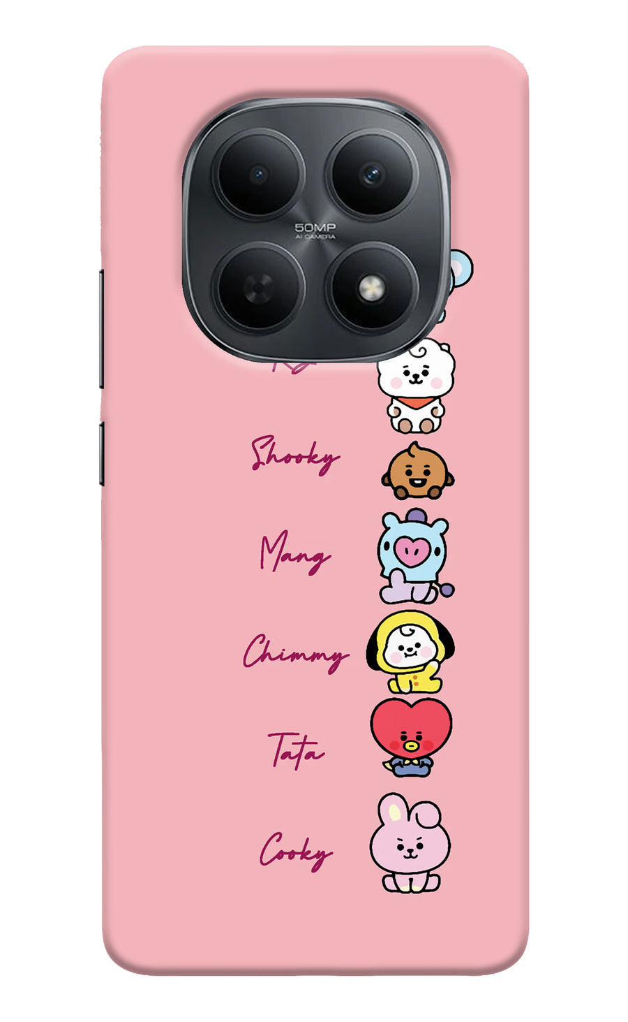 BTS names Poco M8 5G Back Cover, Hard case