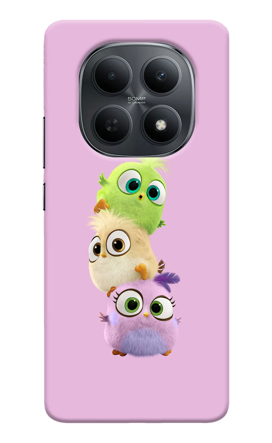 Cute Little Birds Poco M8 5G Back Cover, Hard case